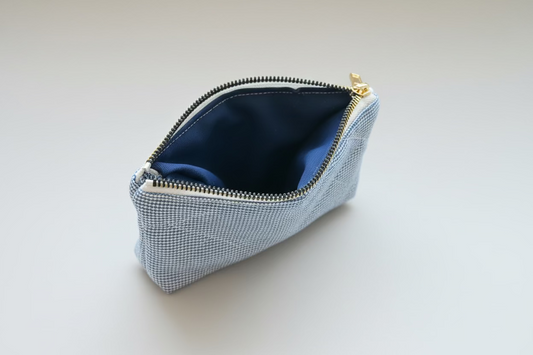 Blue medium pouch