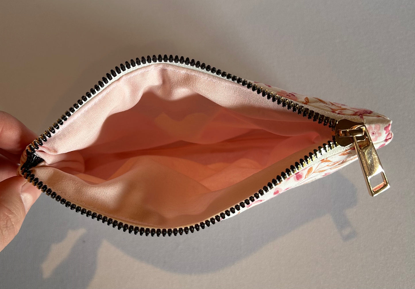 Blush Bloom medium pouch
