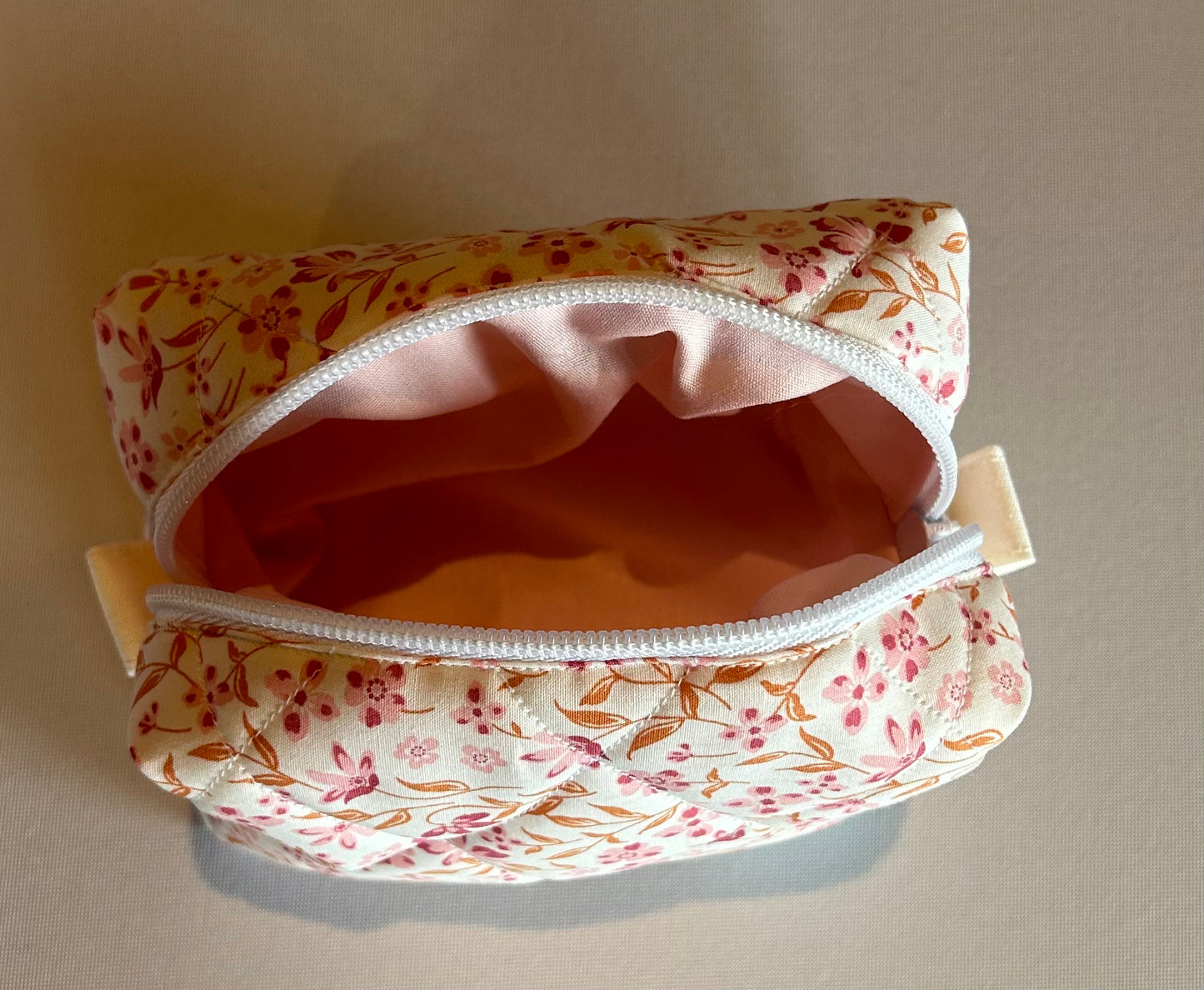 Blush Bloom small makeup bag
