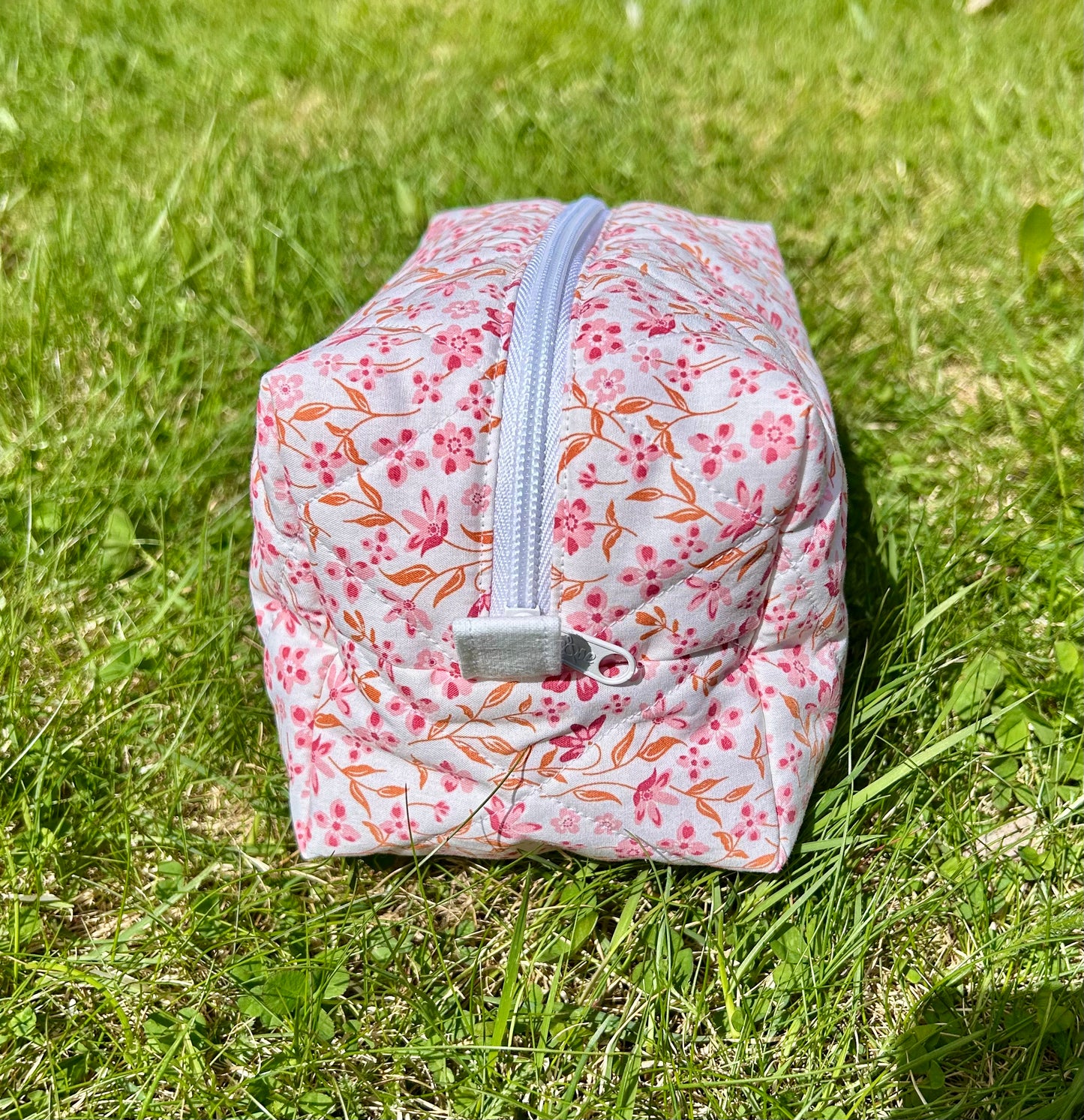 Blush Bloom medium makeup bag