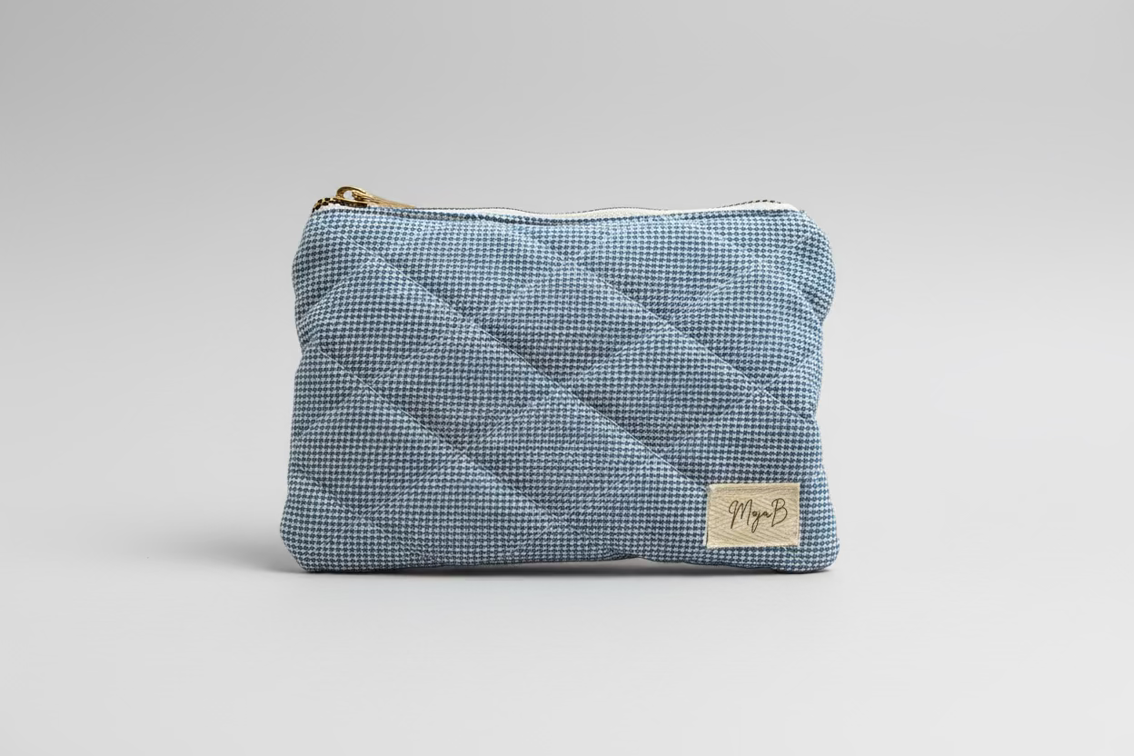 Blue medium pouch