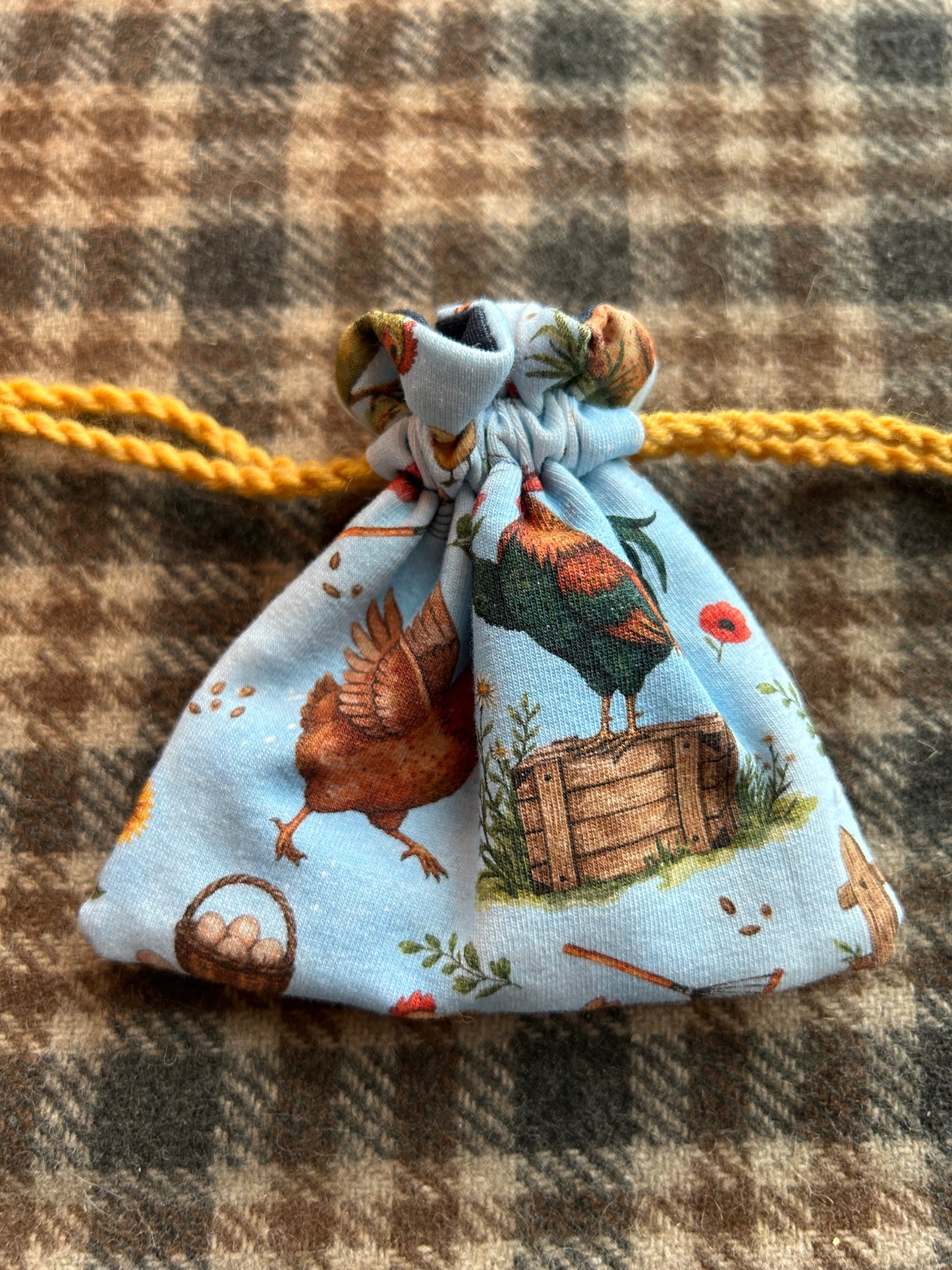 Farm mini drawstring bag
