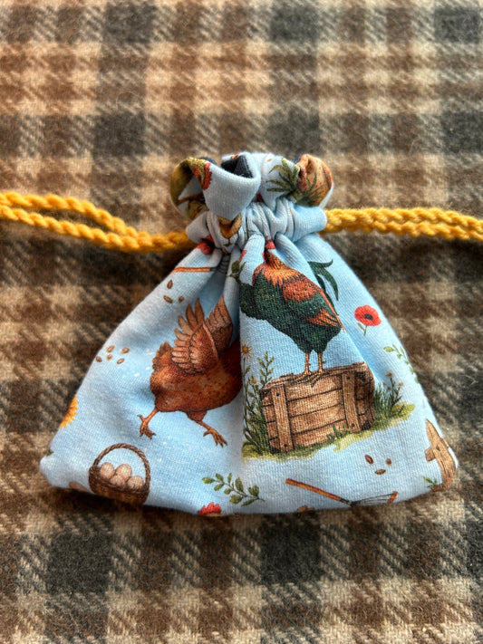 Farm mini drawstring bag