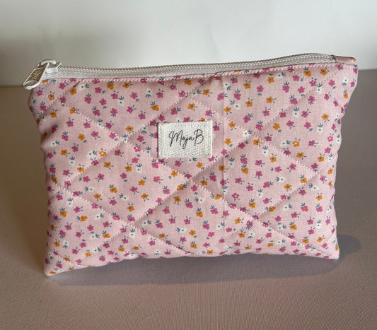 Pink Garden medium pouch