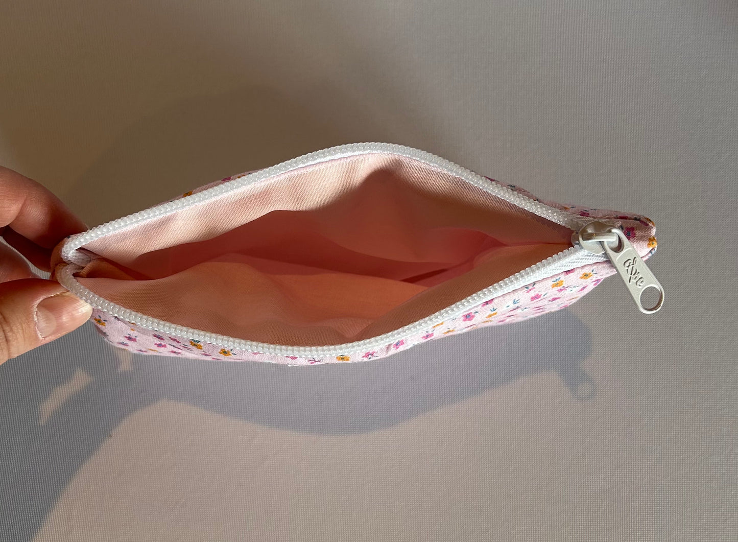 Pink Garden medium pouch
