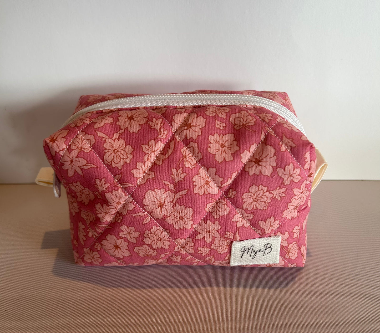 Pink Blossom small makeup bag