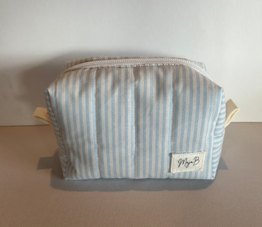 Sky Stripe small makeup bag