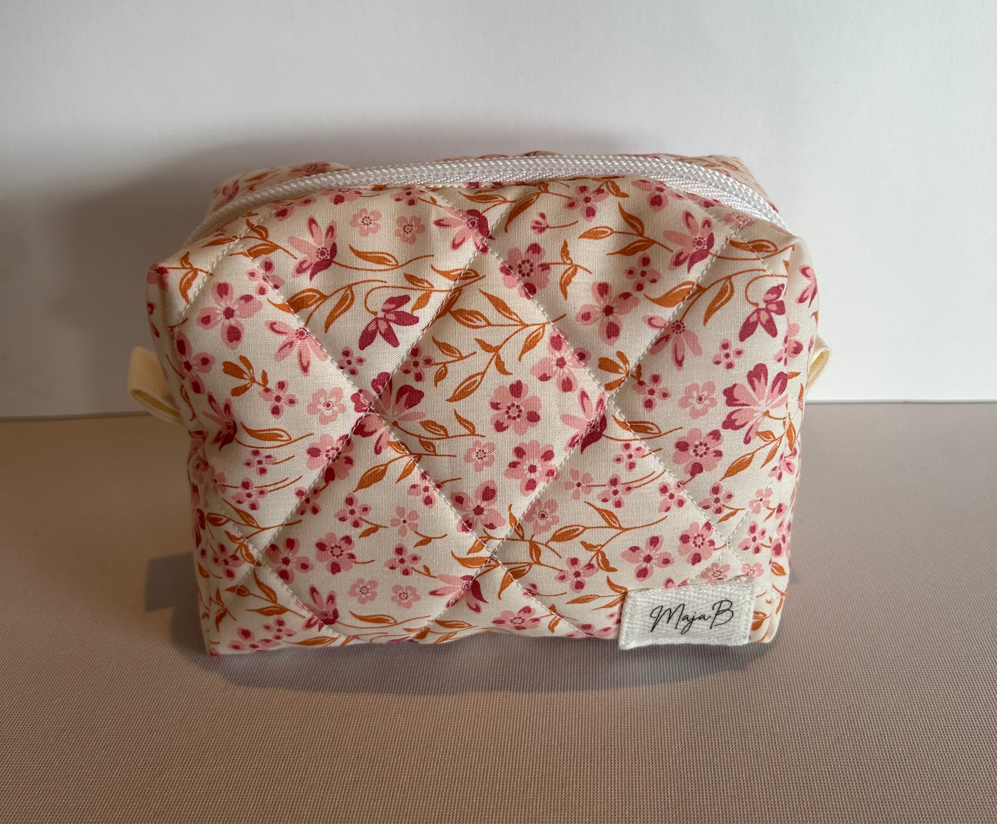 Blush Bloom small makeup bag