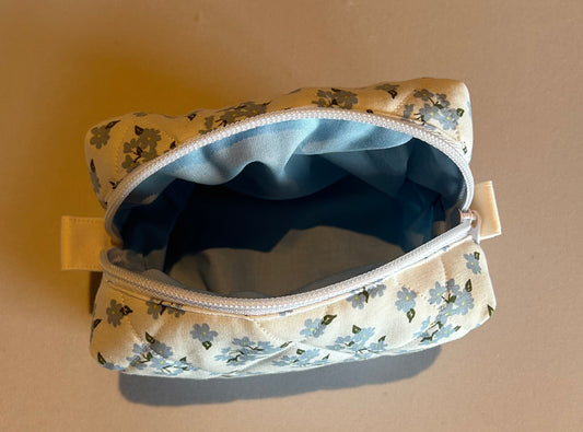 Calm Meadow small makeup bag