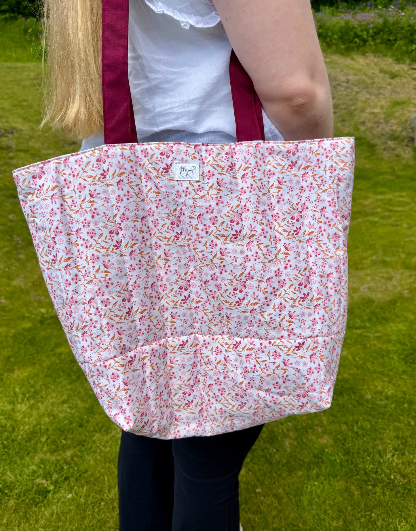 Blush Bloom tote bag