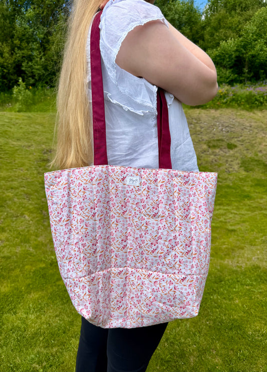 Blush Bloom tote bag