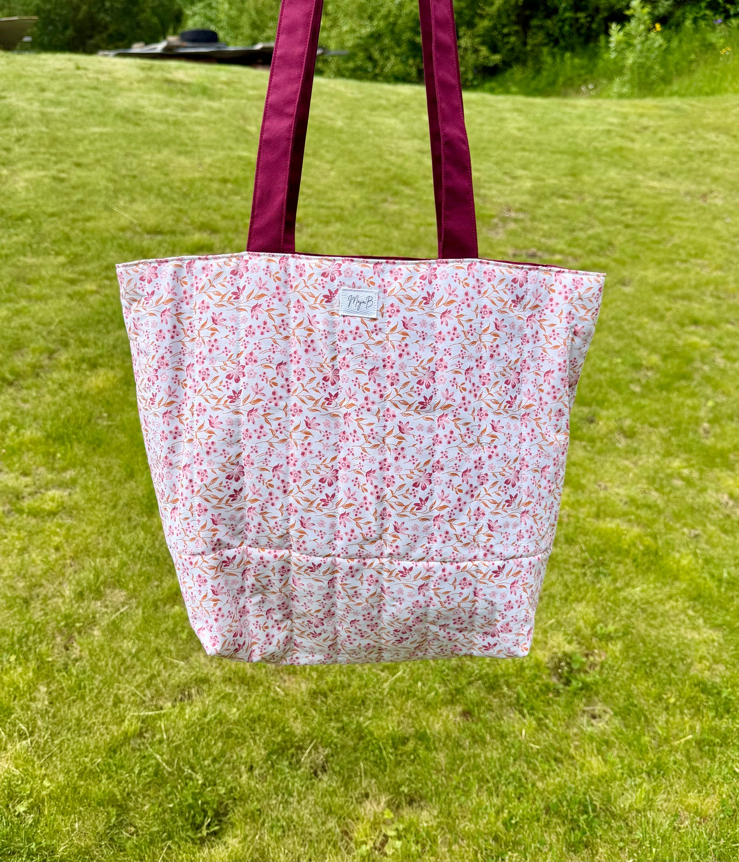 Blush Bloom tote bag
