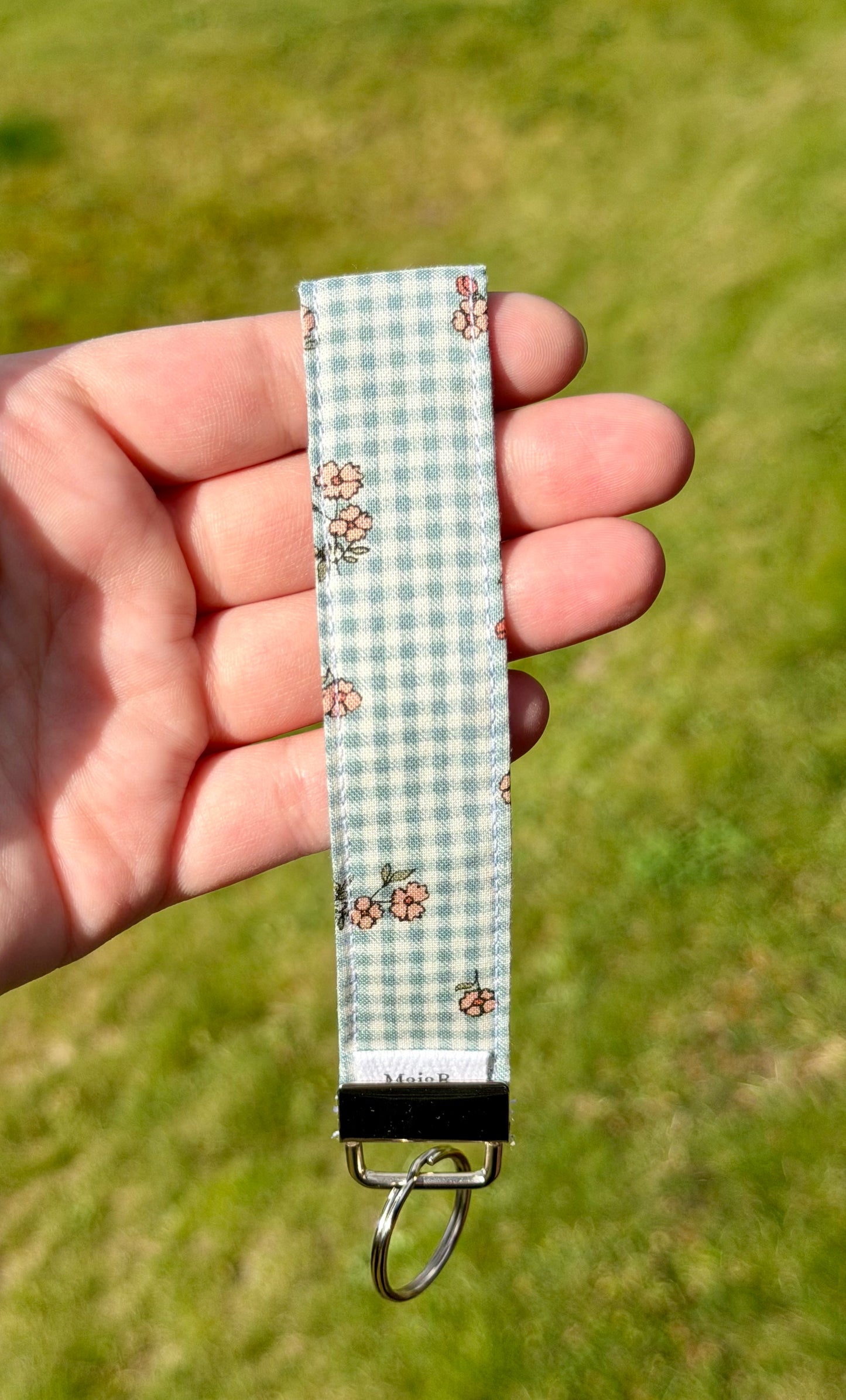 Garden Gingham nøkkelring